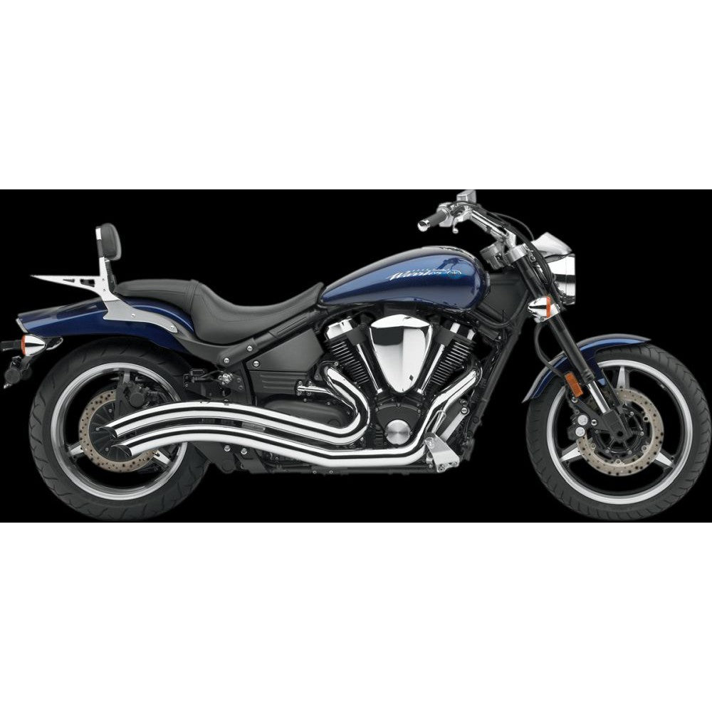 Cobra Swept Exhaust Chrome - 2222