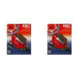 Kit de pastillas de freno delanteras EBC FA395X para Arctic Cat 650 V2 4x4 AT 2005-2006