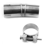 Tubo de escape Lextek de acero inoxidable - LNKPP84