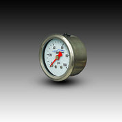 Intellitronix Fuel Pressure Analog Gauge 100 PSI - Silver/Blue