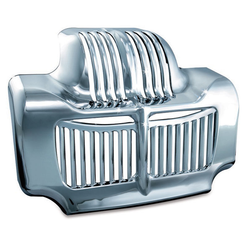 Kuryakyn Front Chrome Plated Engine Oil Cooler Cover Trim Harley Touring Bagger