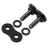Cadena sellada BIKEMASTER 525 BMZR con eslabón remachado negro