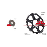 Kit de piñón de acero delantero y trasero para todoterreno SUZUKI DR370 1978-1979