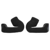 Almohadillas de repuesto para mejillas Nolan N100-5, talla M-XL, 45 mm, color negro y rojo
