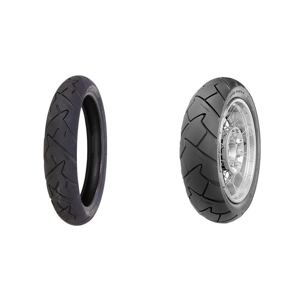 Trail Attack 2 Adv Touring Front & Rear Tire Set, 100/90-19 57H & 180/55ZR17 73W