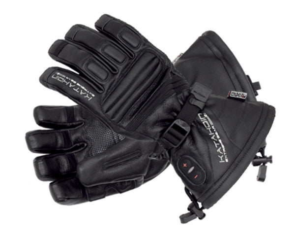 Katahdin Heated Snowmobile Gloves XL 100% Waterproof Genuine Leather