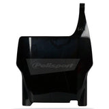 Polisport - 8661900002 - Front Number Plate, Black