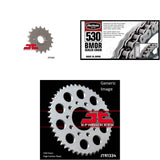 530 BMOR Chain Natural, Front & Rear Sprocket Kit for HONDA VF750F 1983-1984