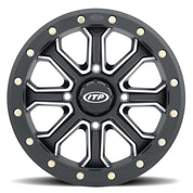 ITP Velocity Intertia Beadlock Wheel Matte Black 15x7 4x136 6+1 1522528727B
