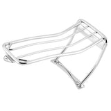 Bikers Choice Luggage Rack For - 301024 Bobbed Rear Fender with 2-Up Seat Chrome
