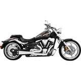 Sistema de escape Freedom Performance Combat 2 en 1 cromado con punta cromada MY00144