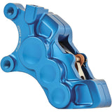 Arlen Ness Blue 11.8" Left 6 Piston Differential Bore Brake Caliper 02-224