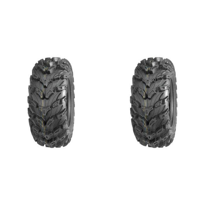 Set of 2 QUADBOSS QBT672 Front Tires 27x9R-14 8-ply
