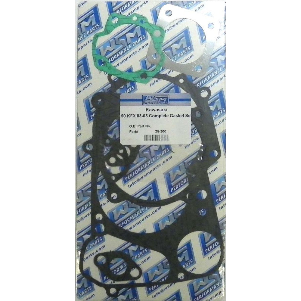 WSM Complete Gasket Kit For Kawasaki 50 KFX 03-06 25-200