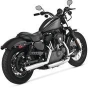 Vance And Hines Twin Slash Muffler 3in Slip On Exhaust Chrome With Fuelpak FP3