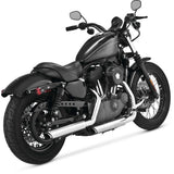 Vance And Hines Twin Slash Muffler 3in Slip On Exhaust Chrome With Fuelpak FP3