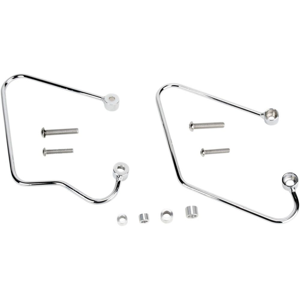 Cobra Saddlebag Supports Chrome - 02-6150
