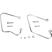 Cobra Saddlebag Supports Chrome - 02-6150
