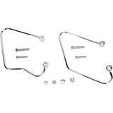Cobra Saddlebag Supports Chrome - 02-6150