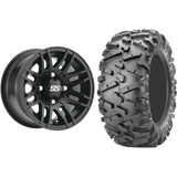 Set of 2 Mounted Wheel and Tire Kit Wheel: 14x7 4+3 4/156 Tire: 26x9-14 6 Ply