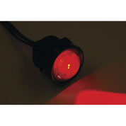 Letric Lighting Royal Flush Mount G2 LED 3-Wire, 1", Black/Red/Red
