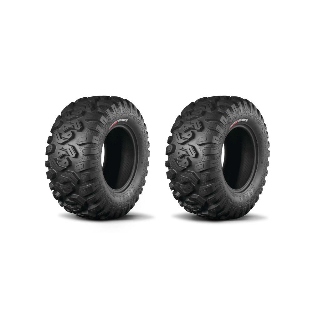 Kenda Set of Two K3201 Mastodon HT Front/Rear Radial Tires (8 Ply) [26x9R-14]