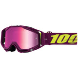100% Gen1 Racecraft Goggles Klepto with Pink Mirror Lens - 50110-317-02