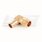 WSM 1/2'' Hose x 3/8'' Male Hose Barb 90 Degree Elbow COU220LF