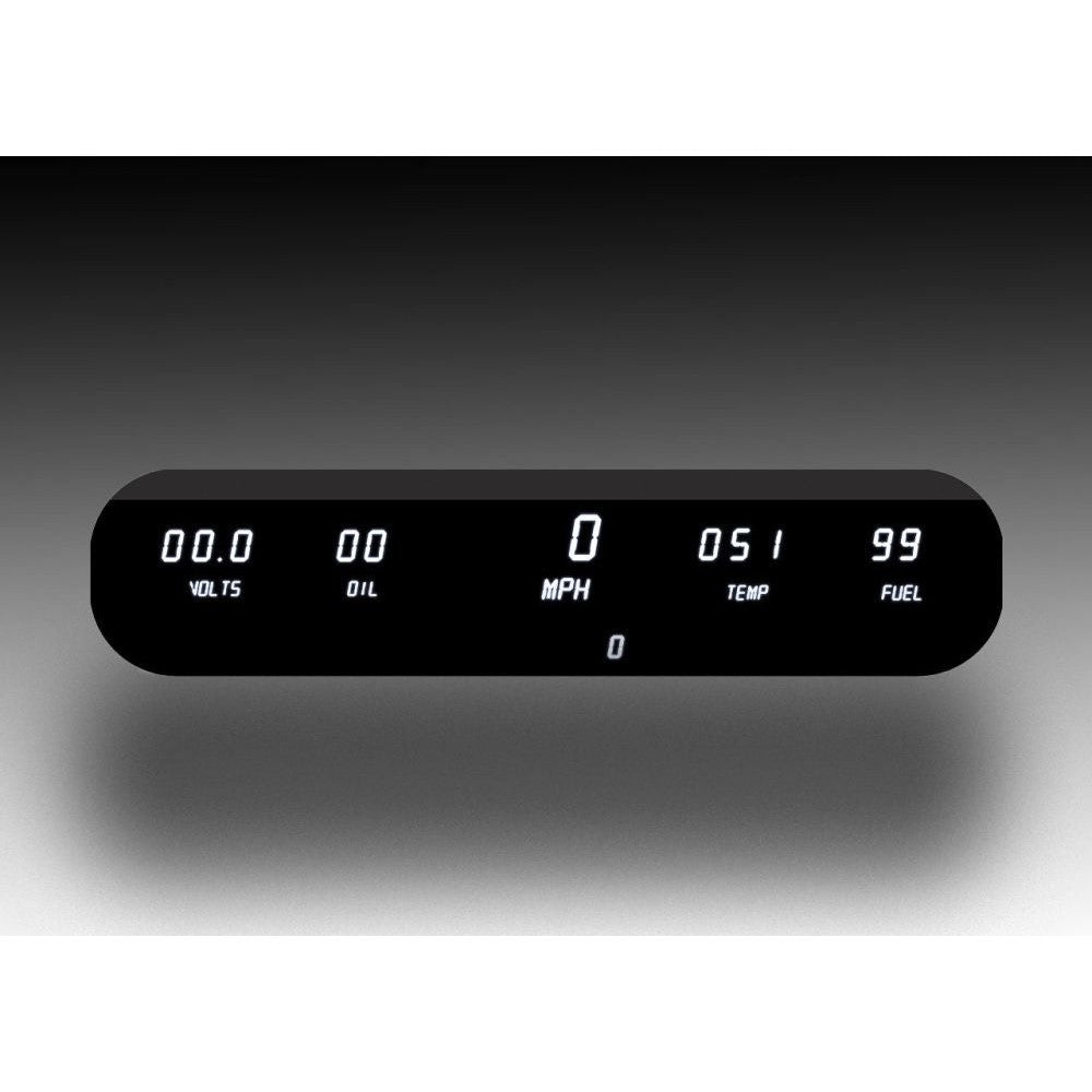 Intellitronix 5 Gauge Universal Digital Panel DP10001 - White