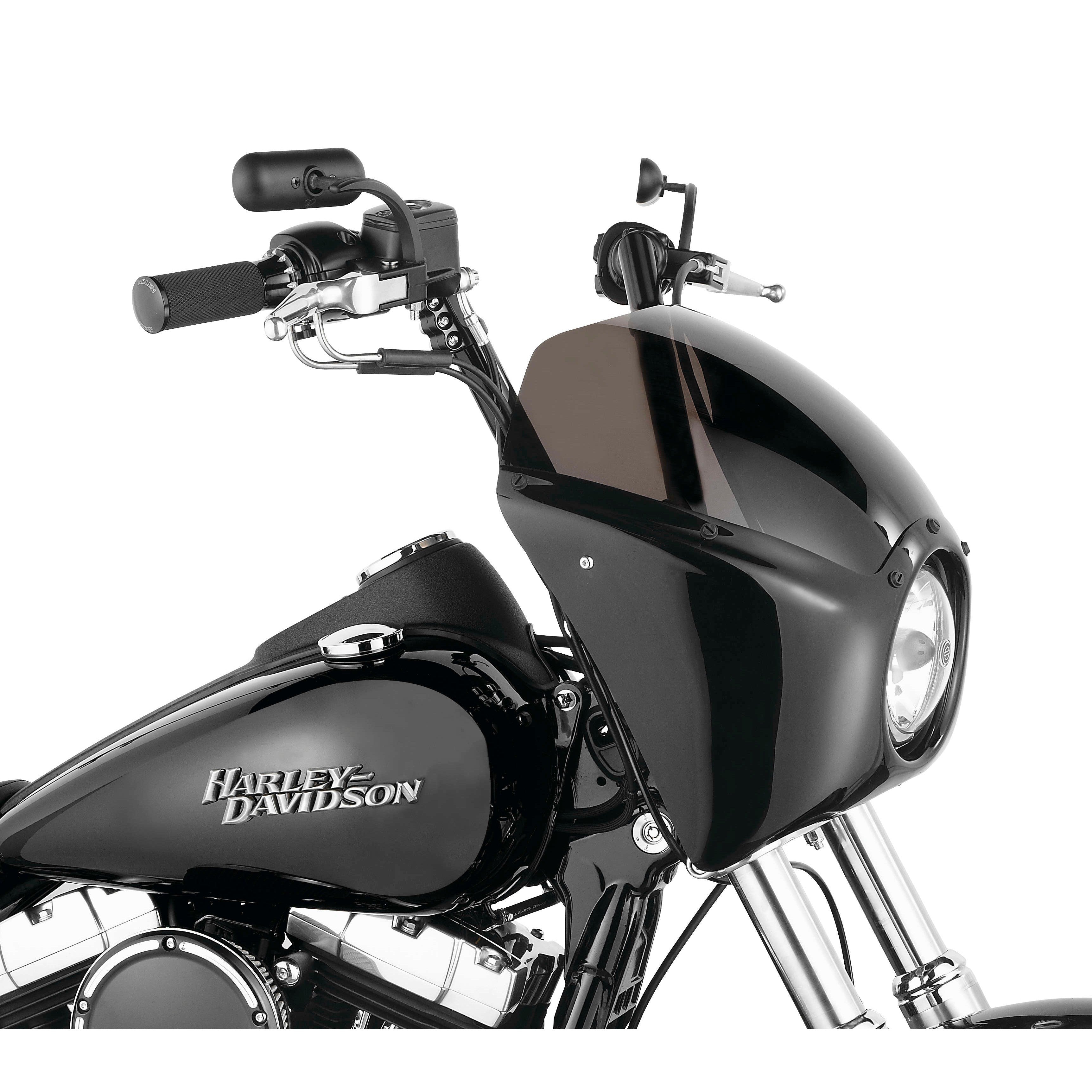 Harley FXDB Street Bob 07-14Direct Bolt-On Fairing Kit Glossy Black Arlen Ness