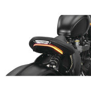 New Rage Cycles Side License Plate Mount Black - BOBBER-FE-SIDE