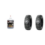 Juego de 2 neumáticos traseros DURO DI-K721A 25x10-12 de 4 capas con sellador QUADBOSS