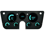 Intellitronix Teal OEM Replacement LED Bar Graph Gauge Panel For Chevrolet Trucks 1967-1972
