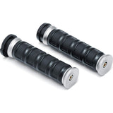 Kuryakyn Dillinger Grips for V-Twin TBW Silver