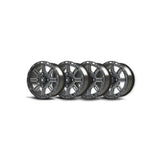 Juego de 4 ruedas Bullite Lancer 14x7.0 negras 4/137 5+2