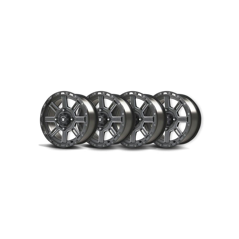 Bullite Set of 4 Lancer Wheel 14X7.0 Black 4/156 5+2