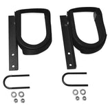 Great Day Inc. Clip de montaje recto simple XL, universal, negro