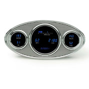 Dakota Digital Universal 3 Hole Retrotech Gauge Kit Cluster No Wings RET-2001-S