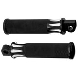 Arlen Ness Black Fusion Male Mount Foot Pegs for Harley or Metric New