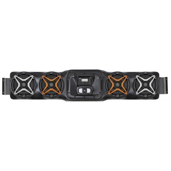 SSV Works Overhead Weatherproof Sound Bar With Front 6.5" Unloaded Speaker Pods For Can-Am Maverick X3 17-19