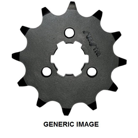 SUNSTAR Front and Rear Steel Sprocket Kit for OFFROAD KAWASAKI KX125M 2004-2005