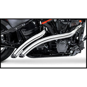 Freedom Performance Radical Radius Exhaust System Chrome With Black Tip HD00708