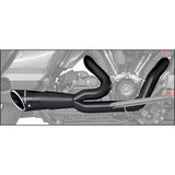 Freedom Performance Combat 2 Into 1 Shorty Exhaust Black With Chrome Tip HD00855
