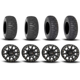 Ruedas System 3 SB-3 Beadlock de 15" en negro mate y neumáticos SS360 para arena/nieve [32x10-15], [32x12-15]