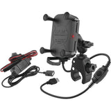 Ram Mounts Tough-Charge X-Grip Waterproof Wireless Charger With Mount - RAM-B-400-A-UN12W-V7M