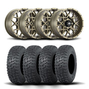 ITP Hurricane 14" Bronze Wheels And Terra Hook Tires [27x11-14]