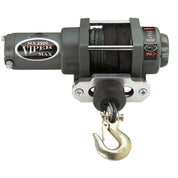 Viper Max UTV Winch Kit 2500 lb With 50 Feet Black Synthetic Rope With Mount