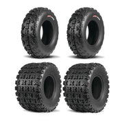 Kenda Set of Two K3210F/K3211 Havok Tires (4 Ply) [23x7-10] And Two (4 Ply) [22x11-9] Tires