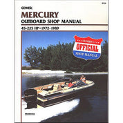 CLYMER MANUAL MERCURY 45-225 HP OB 72-1989