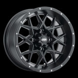 ITP Storm Series Hurricane Alloy Wheel Machined Black 12x7 4/4 2+5 1228631404B